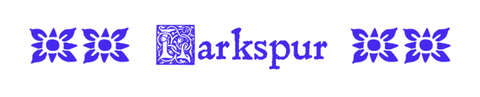 Larkspur logo